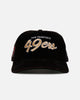 New Era San Francisco 49ers 'Washed Black NFL Golfer' Corduroy Golfer Snapback Washed Black