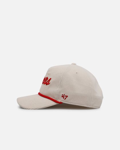 47 Brand San Francisco 49ers 'Natural Script' Premium Hitch Corduroy Snapback Natural