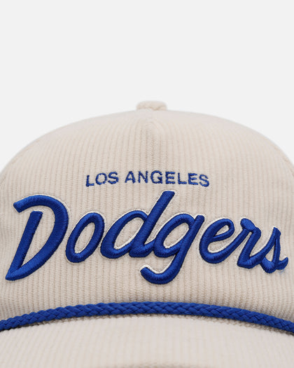 47 Brand Los Angeles Dodgers 'Natural Script' Premium Hitch Corduroy Snapback Natural
