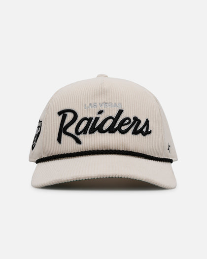 47 Brand Las Vegas Raiders 'Natural Script' Premium Hitch Corduroy Snapback Natural