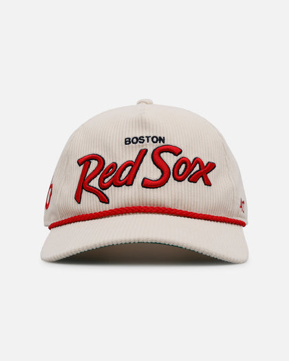 47 Brand Boston Red Sox 'Natural Script' Premium Hitch Corduroy Snapback Natural