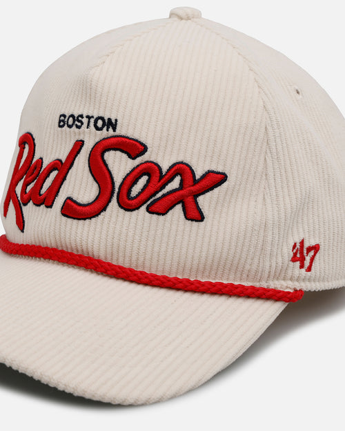 47 Brand Boston Red Sox 'Natural Script' Premium Hitch Corduroy Snapback Natural