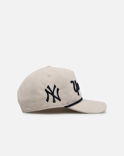 47 Brand New York Yankees 'Natural Script' Premium Hitch Corduroy Snapback Natural