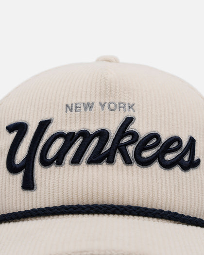 47 Brand New York Yankees 'Natural Script' Premium Hitch Corduroy Snapback Natural