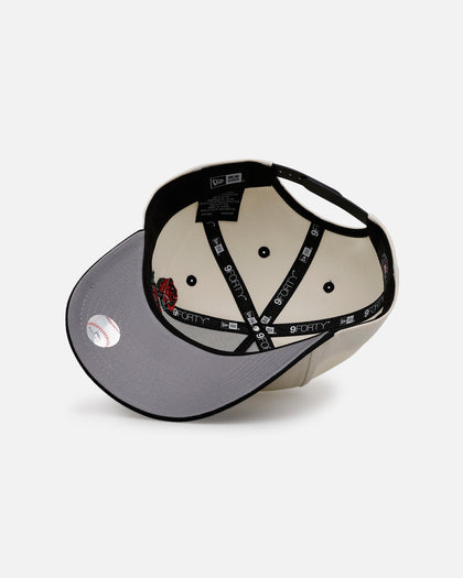New Era Anaheim Angels 'Chrome Black Roses' 9FORTY A-Frame Snapback Chrome/Black