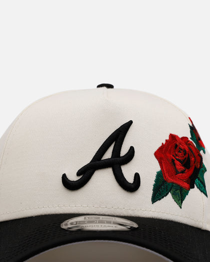 New Era Atlanta Braves 'Chrome Black Roses' 9FORTY A-Frame Snapback Chrome/Black