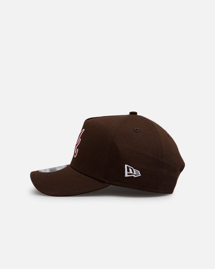 New Era Atlanta Braves 'Diamante' 9FORTY A-Frame Snapback Walnut