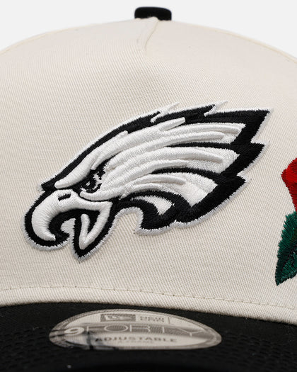 New Era Philadelphia Eagles 'Chrome Black Roses' 9FORTY A-Frame Snapback Chrome/Black