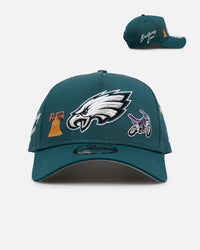 New Era Philadelphia Eagles 'City Icons' 9FORTY A-Frame Snapback Green