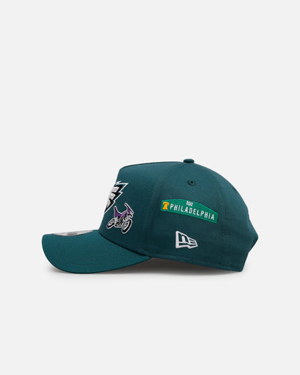 New Era Philadelphia Eagles 'City Icons' 9FORTY A-Frame Snapback Green