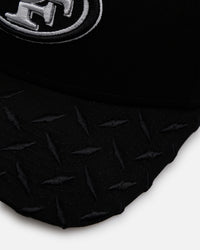 New Era San Francisco 49ers 'Dark Steel' 9FORTY A-Frame Snapback Black/Grey