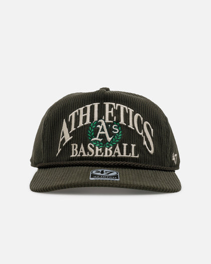 47 Brand Oakland Athletics 'Pitchout' 47 Hitch Corduroy Snapback Green