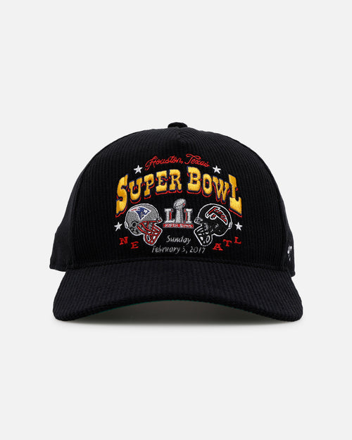 47 Brand Super Bowl LI 'Vintage Super Bowl' 47 Hitch Corduroy Snapback Black