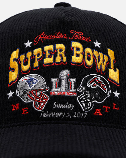 47 Brand Super Bowl LI 'Vintage Super Bowl' 47 Hitch Corduroy Snapback Black