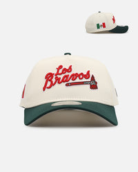 New Era Atlanta Braves 'Mexican Independence Day' 9FORTY A-Frame Snapback Chrome/Dark Green