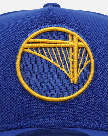 New Era Golden State Warriors 'Upside Down NBA' 9FORTY A-Frame Snapback Blue