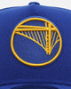 New Era Golden State Warriors 'Upside Down NBA' 9FORTY A-Frame Snapback Blue