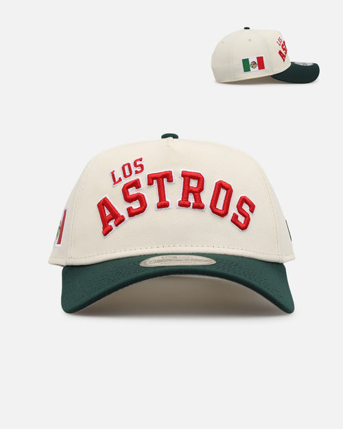 New Era Houston Astros 'Mexican Independence Day' 9FORTY A-Frame Snapback Chrome/Dark Green