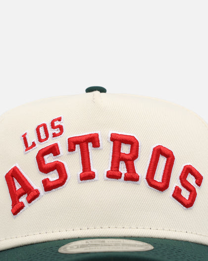 New Era Houston Astros 'Mexican Independence Day' 9FORTY A-Frame Snapback Chrome/Dark Green
