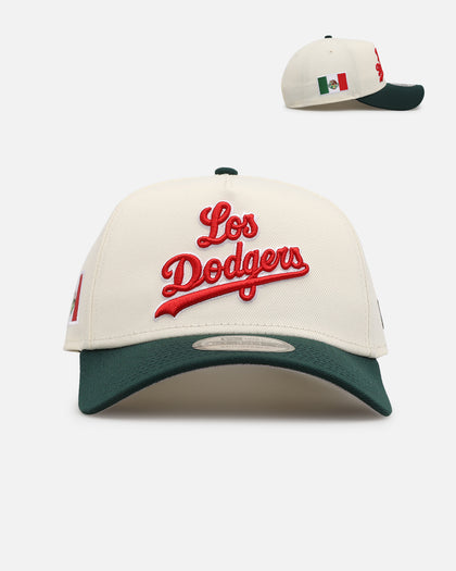 New Era Los Angeles Dodgers 'Mexican Independence Day' 9FORTY A-Frame Snapback Chrome/Dark Green