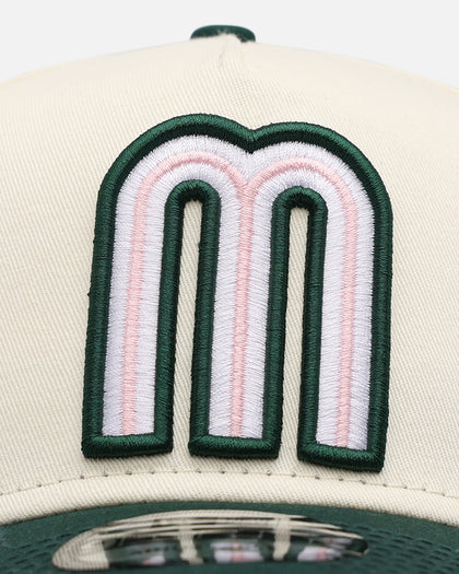 New Era Mexico National Baseball Team 'Chrome Dark Green' 9FORTY A-Frame Snapback Chrome/Dark Green
