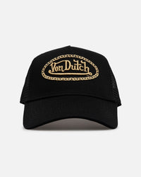 Von Dutch Chain Trucker Snapback Black/Gold