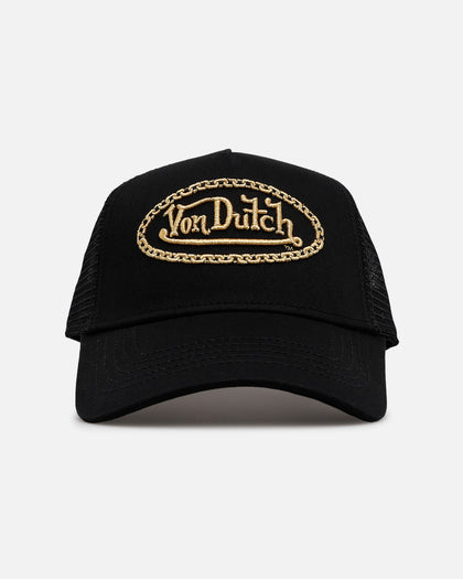 Von Dutch Chain Trucker Snapback Black/Gold