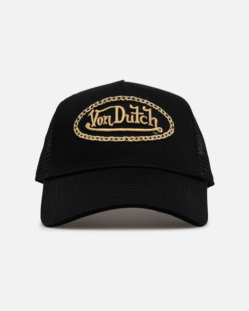 Von Dutch Chain Trucker Snapback Black/Gold