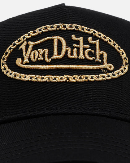 Von Dutch Chain Trucker Snapback Black/Gold