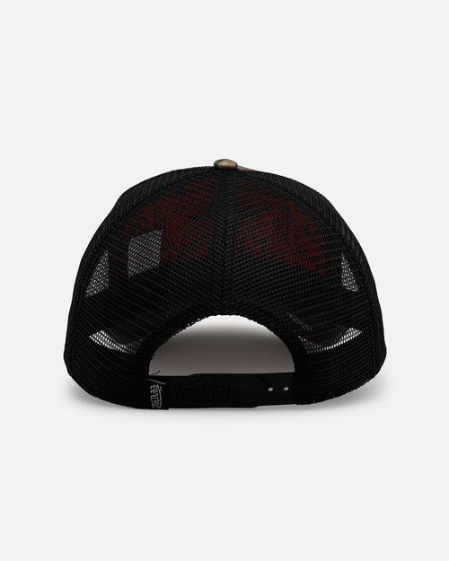 Von Dutch Oval Logo Trucker Snapback Camo