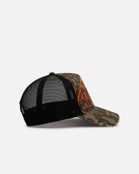 Von Dutch Oval Logo Trucker Snapback Camo