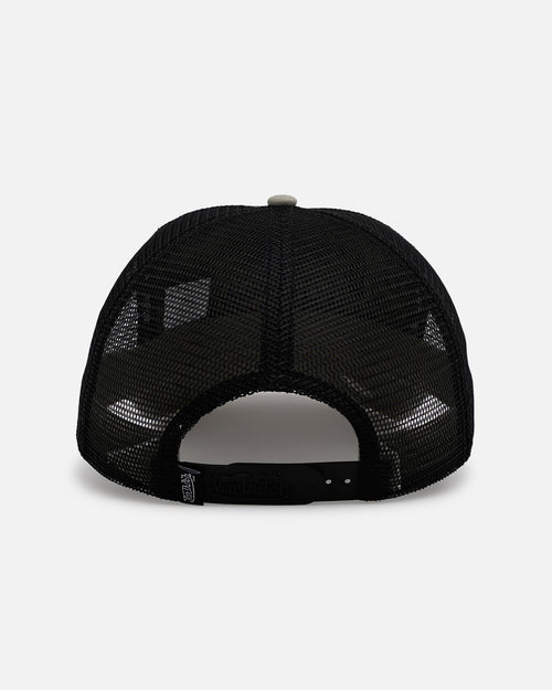 Von Dutch Washed Unstructured Trucker Snapback Washed Olive