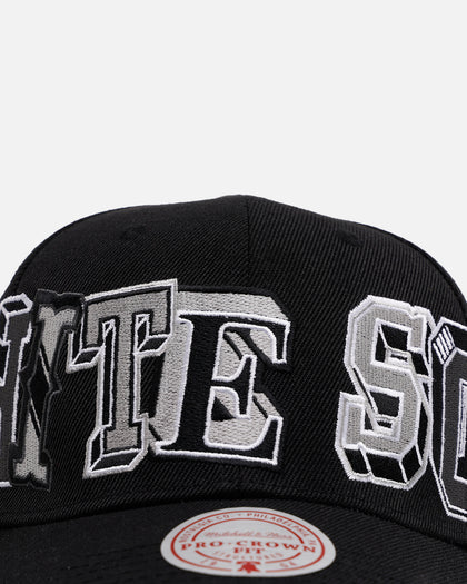 Mitchell & Ness Chicago White Sox 'Hyper Type' Pro Crown Snapback Black
