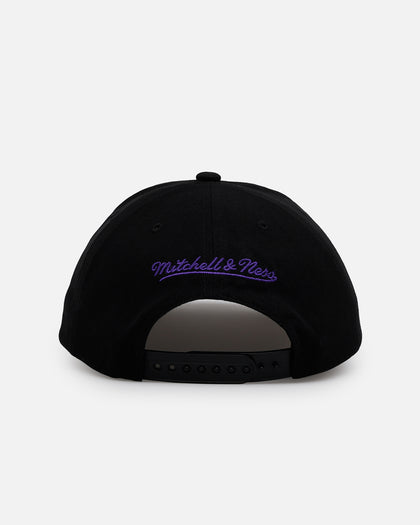 Mitchell & Ness Los Angeles Lakers 'Old English' Caddy Fit Snapback Black