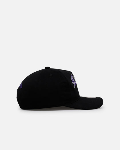 Mitchell & Ness Los Angeles Lakers 'Old English' Caddy Fit Snapback Black