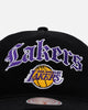 Mitchell & Ness Los Angeles Lakers 'Old English' Caddy Fit Snapback Black