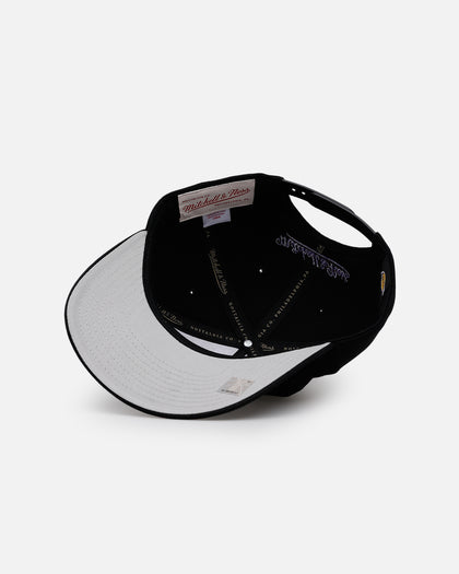 Mitchell & Ness Los Angeles Lakers 'Old English' Caddy Fit Snapback Black