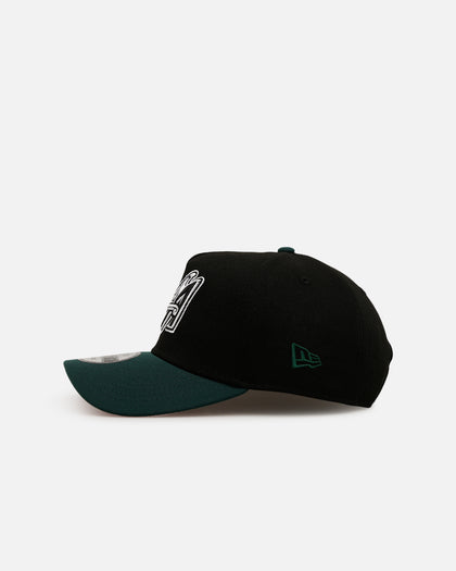 New Era Anaheim Angels 'Black Dark Green' 9FORTY A-Frame Snapback Black/Dark Green