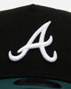 New Era Atlanta Braves 'Black Dark Green' 9FORTY A-Frame Snapback Black/Dark Green
