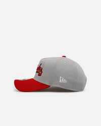 New Era Atlanta Braves 'Away Greys' 9FORTY A-Frame Snapback Grey