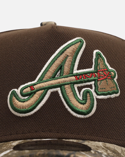 New Era Atlanta Braves 'Great Outdoors' 9FORTY A-Frame Snapback Brown/Camo