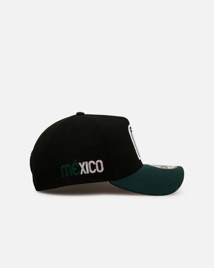 New Era Mexico National Baseball Team 'Black Dark Green' 9FORTY A-Frame Snapback Black/Dark Green