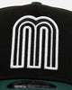 New Era Mexico National Baseball Team 'Black Dark Green' 9FORTY A-Frame Snapback Black/Dark Green