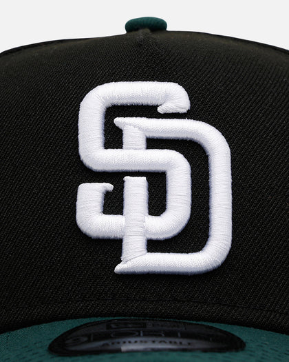 New Era San Diego Padres 'Black Dark Green' 9FORTY A-Frame Snapback Black/Dark Green