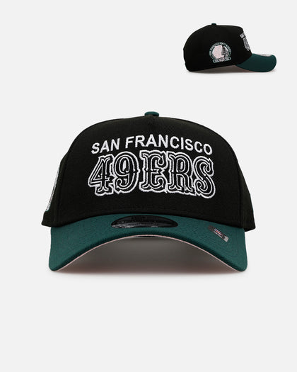 New Era San Francisco 49ers 'Black Dark Green' 9FORTY A-Frame Snapback Black/Dark Green