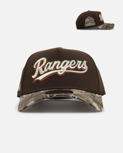 New Era Texas Rangers 'Great Outdoors' 9FORTY A-Frame Snapback Brown/Camo
