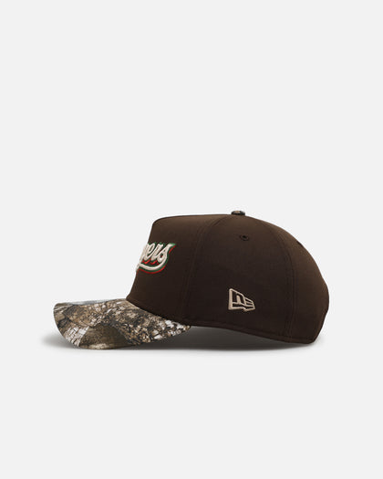 New Era Texas Rangers 'Great Outdoors' 9FORTY A-Frame Snapback Brown/Camo