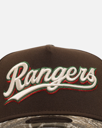 New Era Texas Rangers 'Great Outdoors' 9FORTY A-Frame Snapback Brown/Camo
