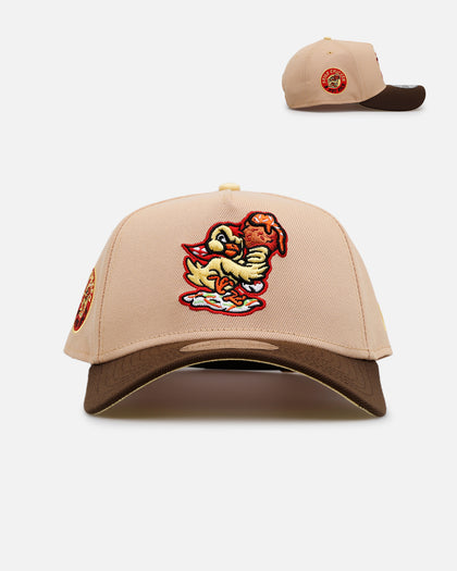 New Era Akron RubberDucks 'MILB Theme Night' 9FORTY A-Frame Snapback Tan/Brown