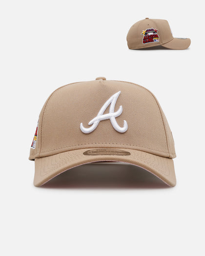 New Era Atlanta Braves 'Tan Pink' 9FORTY A-Frame Snapback Tan